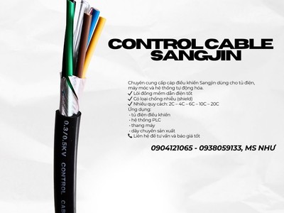Cáp Sangjin cho hệ thống PLC   tủ điện công nghiệp 1