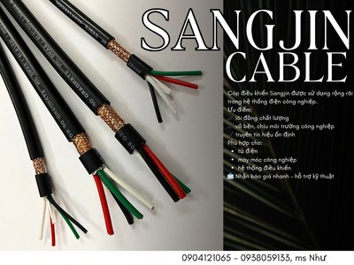 Cáp Sangjin cho hệ thống PLC   tủ điện công nghiệp 0