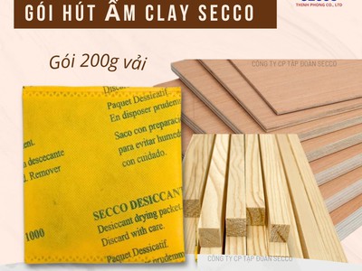 Bí Quyết Giữ Đồ Gỗ Luôn Khô Thoáng, Không Mùi Ẩm Với Clay Desiccant Secco 1