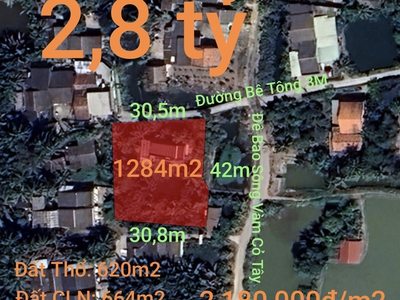 Bán hạ đất thổ vườn gần quốc lộ 50b giá 2,8 tỷ 0