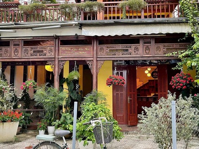 Bán biệt thự gỗ 2 tầng mặt tiền view sông nguyễn phúc chu, phố cổ hội an, đà nắng- ngang 9,6m 16m- 0
