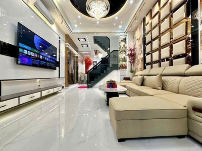 Nhà đẹp rực rỡ 4 tầng, huỳnh thị đồng, xe hơi ngủ trong nhà, hơn 9 tỷ 0