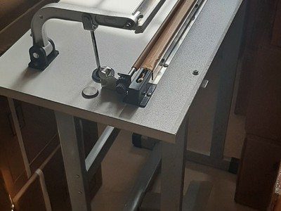 Máy hàn túi dập chân, máy hàn túi màng co cắt đứt, máy ép bao nilong,máy ép bao bì 1