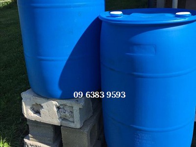 Thùng phuy nhựa 220L nắp kín đựng hóa chất 1