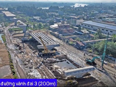 Tổng thể lô đất diện tích lớn vị trí đẹp ngay trục vành đai 3 bình mỹ, củ chi 2