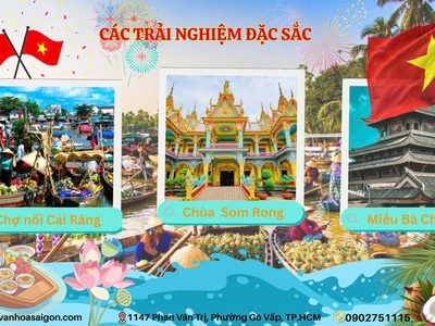 Tour 8 Tỉnh Miền Tây 4N3D LỄ 30.4 2