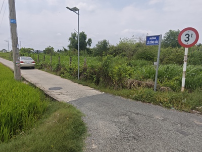 Bán lô đất thổ lúa làm nhà vườn xã nhựt tảo giá 3,7 tỷ 1