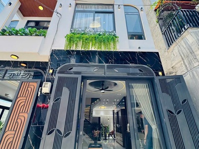 Nhà xây mới 100 - tú mỡ - sát quận bình thạnh - hxh thông - 4 tầng đúc thật - 3pn lớn - giá bán 0