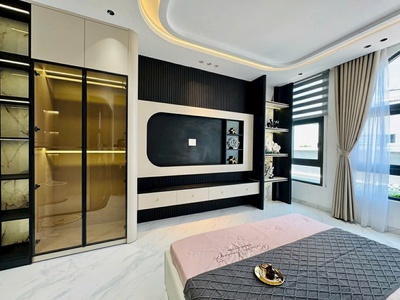 Nhà xây mới 100 - tú mỡ - sát quận bình thạnh - hxh thông - 4 tầng đúc thật - 3pn lớn - giá bán 1