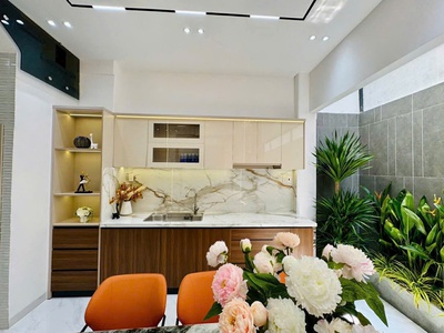 Nhà xây mới 100 - tú mỡ - sát quận bình thạnh - hxh thông - 4 tầng đúc thật - 3pn lớn - giá bán 3