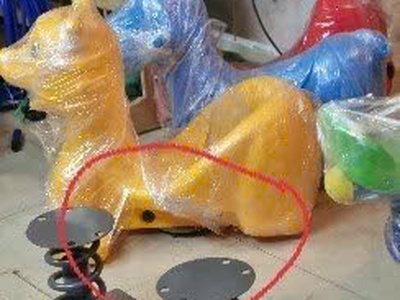 Đồ chơi vận động ngoài trời, bập bênh thú nhún loại tốt xịn 7
