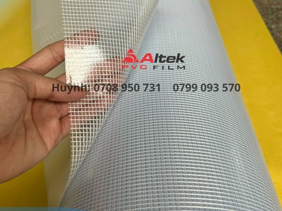Bạt pvc kẹp lưới sợi polyester - 0.4mm 1