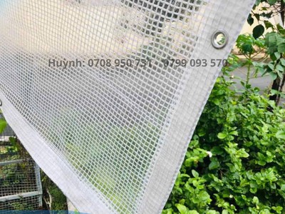 Bạt pvc kẹp lưới sợi polyester - 0.4mm 4