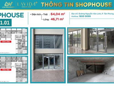 Cho Thuê Shophouse Vị Trí Đắt Địa Tại Lavida Plus Quận 7 0
