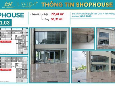 Cho Thuê Shophouse Vị Trí Đắt Địa Tại Lavida Plus Quận 7 2