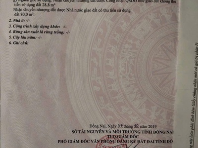 Đất nền thổ cư An Viễn Trảng bom Đồng Nai 1