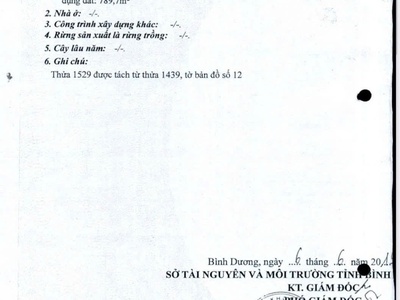 Bán đất Phú Lợi - Thủ Dầu Một 909m2 0