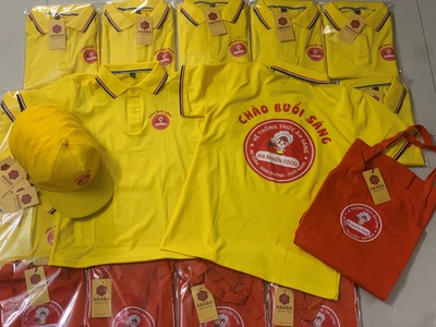 In áo đồng phục Hoàng Mai chất lượng cao Xưởng in may ABABA 3