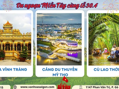 Khám phá Miền Tây : Mỹ Tho - Cần Thơ 2N1D ĐẠI LỄ 30.4 1