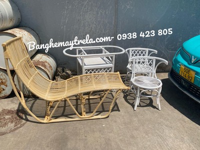 Ghế mây tự nhiên dáng dài 1