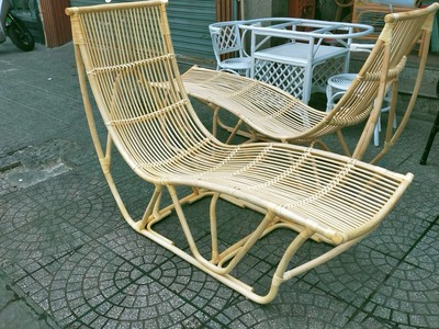 Ghế mây tự nhiên dáng dài 3