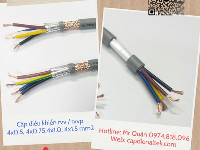 Cáp điều khiển 4x0.75 Cu Altek Kabel 5