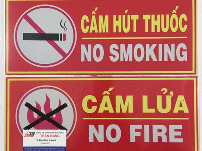  Cấm lửa - Cấm hút thuốc 0