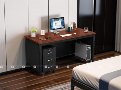 Bàn Làm Việc Tại Nhà Gỗ MDF Kết Hợp Hộc Kéo Thông Minh 1