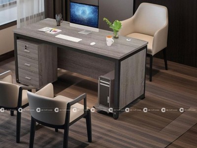 Bàn Làm Việc Tại Nhà Gỗ MDF Kết Hợp Hộc Kéo Thông Minh 0