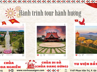 Hành hương Thập cảnh tự Bảo Lộc 1N1D LỄ 30.4 3