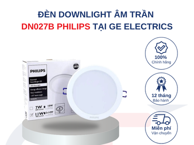 Sản Phẩm Đèn âm trần DN027B Philips Tại GE Electrics 1