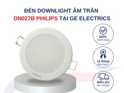 Sản Phẩm Đèn âm trần DN027B Philips Tại GE Electrics 2