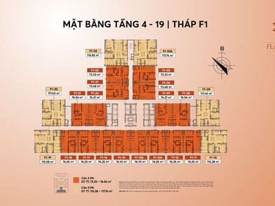 Chung cư the flame vine  71tr/m2 0