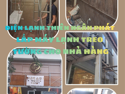 Lắp Đặt Máy Lạnh Treo Tường Daikin Cho Nhà Hàng Tại HCM Uy Tín   Giá Tốt 0