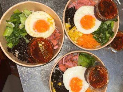 Tô giấy kraft nâu 1000ml đựng thức ăn 1