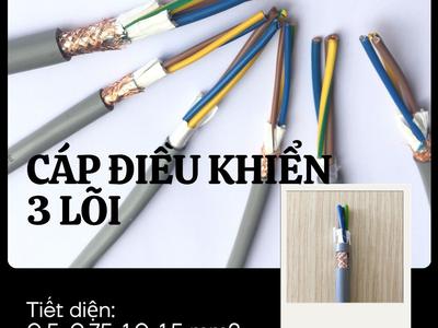 Cáp điều khiển đồng mềm 3 lõi vỏ xám Altek Kabel 1
