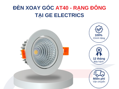 Đèn Xoay Góc AT40 - Rạng Đông tại GE Electrics 1