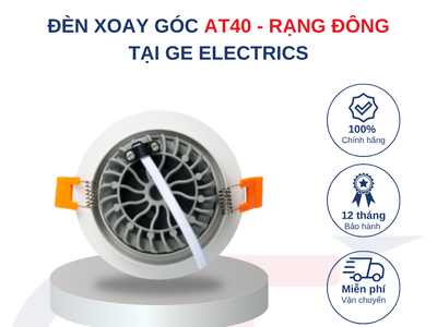 Đèn Xoay Góc AT40 - Rạng Đông tại GE Electrics 2