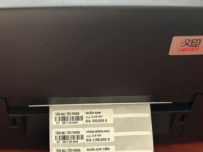 Máy in tem tiệm vàng bạc 1