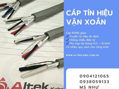 Cáp RS485 cho hệ thống automation nhà máy 0
