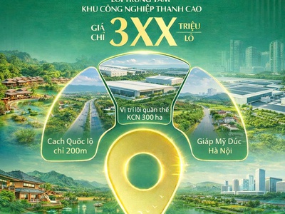 Hơn 300 triệu có đất sát hà nội, có sổ 0