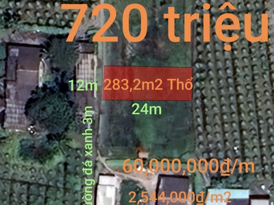 Bán thu hồi vốn lô đất thổ gần kcn phú ngãi trị giá 720 triệu 0