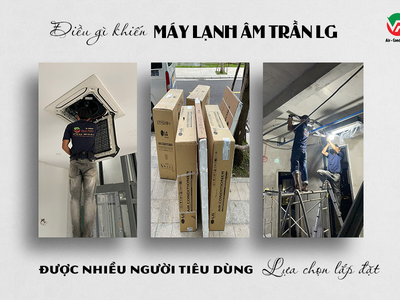 Đại lý chính thức phân phối thi công Điều hòa âm trần LG 2HP giá gốc 0