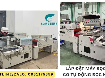 Máy bọc màng co tự động tốc độ 15-20 sp/phút 1