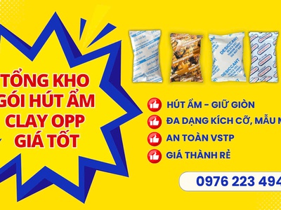 Tại sao nên dùng gói hút ẩm Clay OPP Thịnh Phong cho hạt dinh dưỡng 1