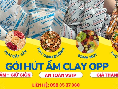 Tại sao nên dùng gói hút ẩm Clay OPP Thịnh Phong cho hạt dinh dưỡng 2