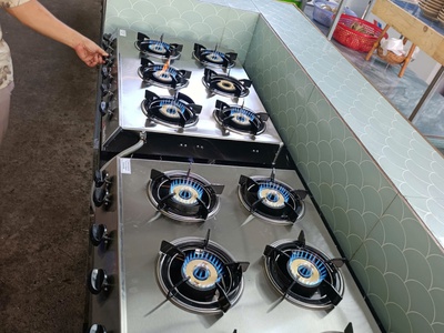 Bếp Gas 6 Lò Khè Kiềng Gang IKURA 0
