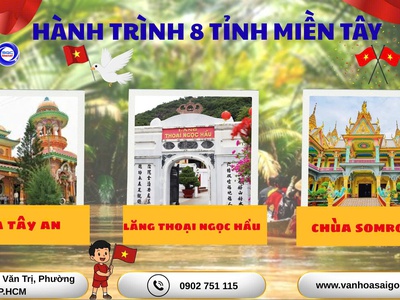 Hành Trình Khám Phá 8 Tỉnh Miền Tây 4N3D 2