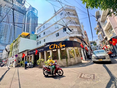 Bán siêu phẩm tòa nhà 7 tầng có hầm- căn góc 2 mặt tiền hxh đ.nguyễn trãi, p.nguyễn cư trinh, quận 0