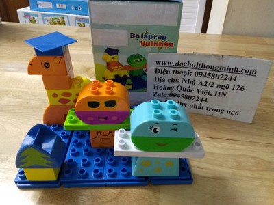 Bộ lắp ráp hươu cao cổ vui nhộn - đồ chơi thông minh cho bé yêu  sale rẻ nốt chỉ còn 65k 094580224 2